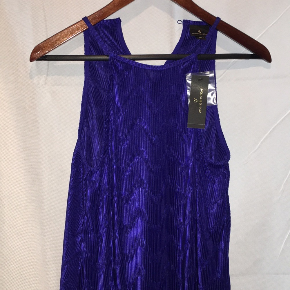 NWT Worthington Verve Violet Sleeveless Blouse | Spaghetti Strap Top | Size M